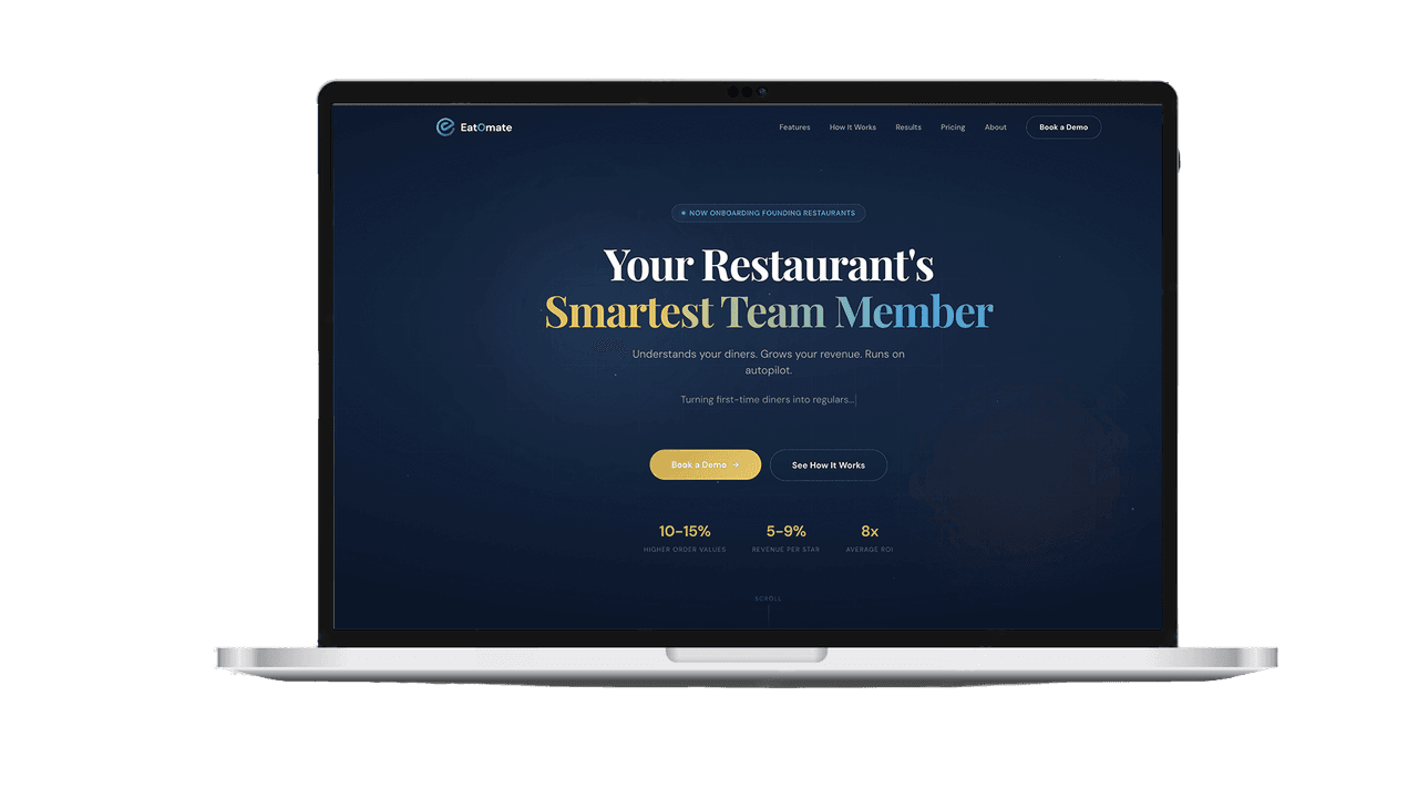 EatOmate.ai digital menu platform