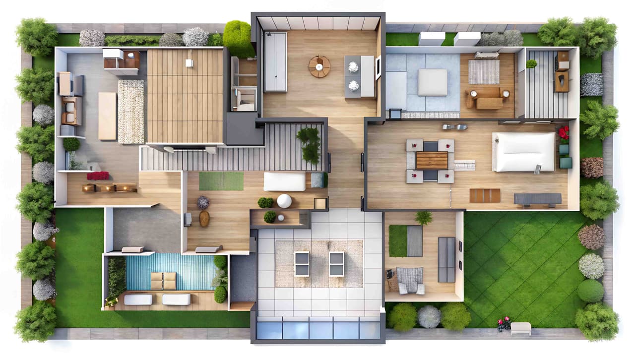 Real estate floor plans and blueprints